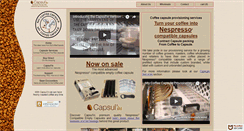 Desktop Screenshot of mycoffeecapsule.com